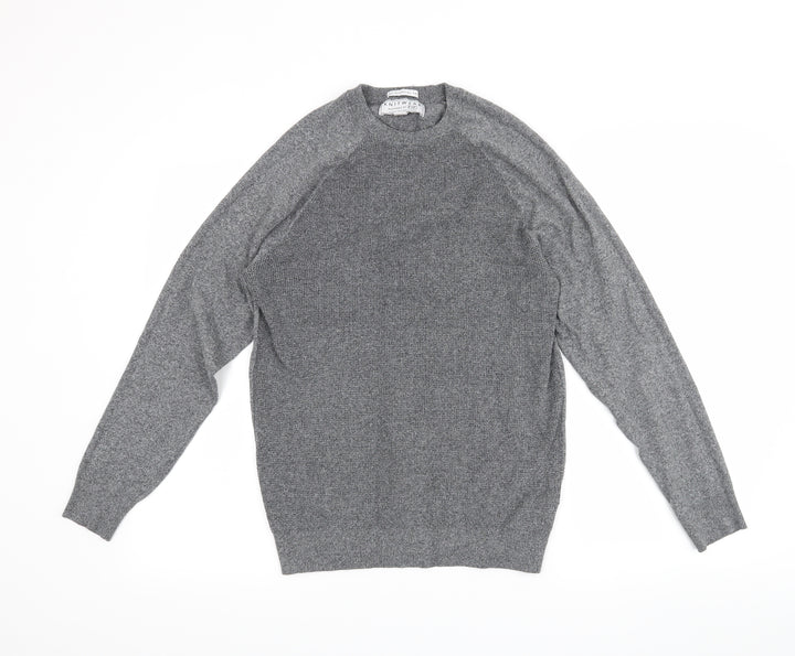 F&F Mens Grey Pullover Jumper Size S