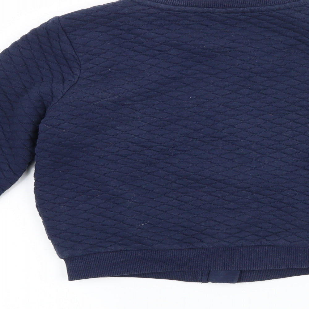 Jasper Conran Girls Blue   Full Zip Jumper Size 8-9 Years
