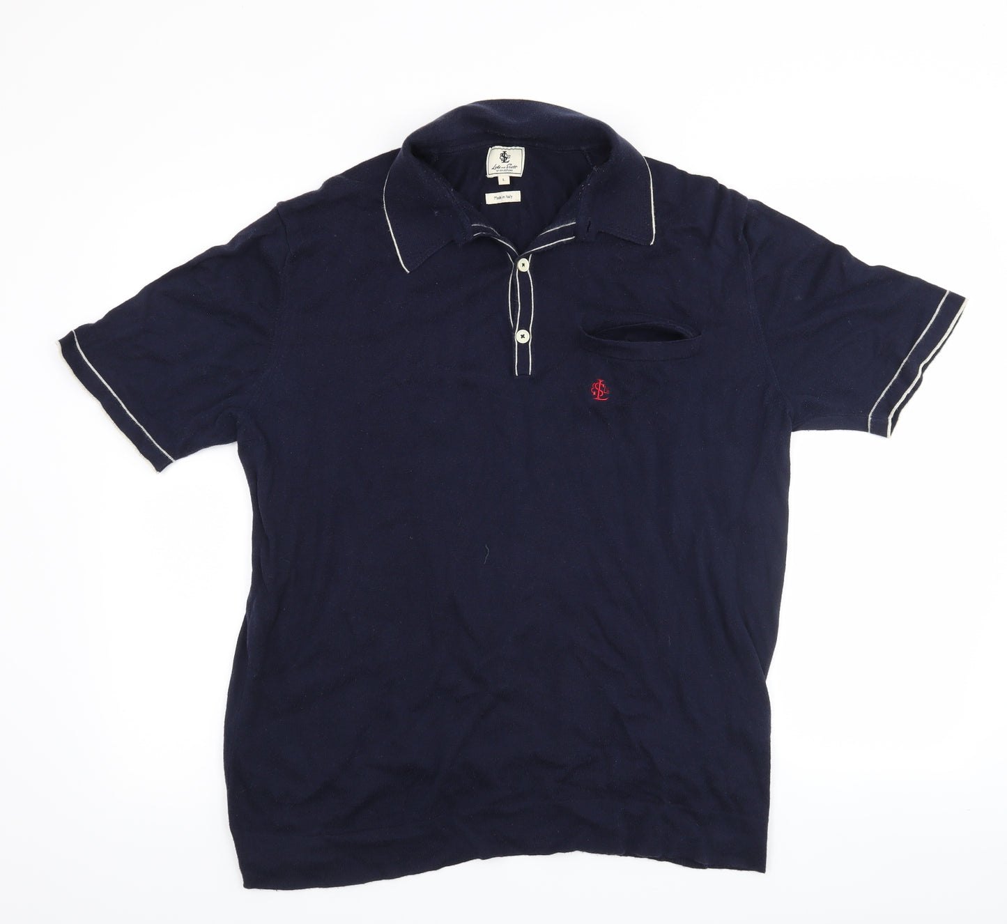 Lyle & Scott Mens Blue    T-Shirt Size L