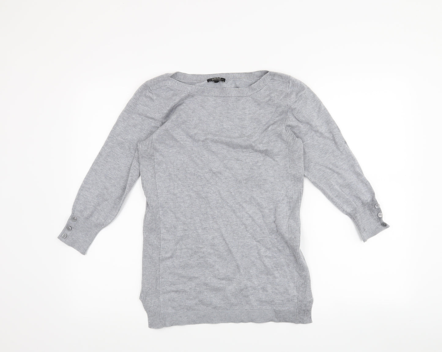 Papaya Womens Grey   Basic T-Shirt Size 12