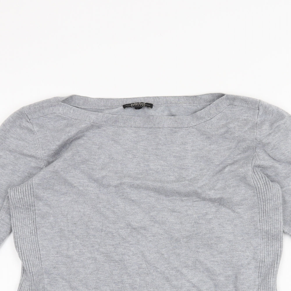 Papaya Womens Grey   Basic T-Shirt Size 12
