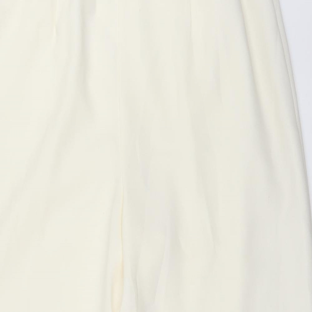 Premier Womens White   Dress Pants Trousers Size 16 L25 in