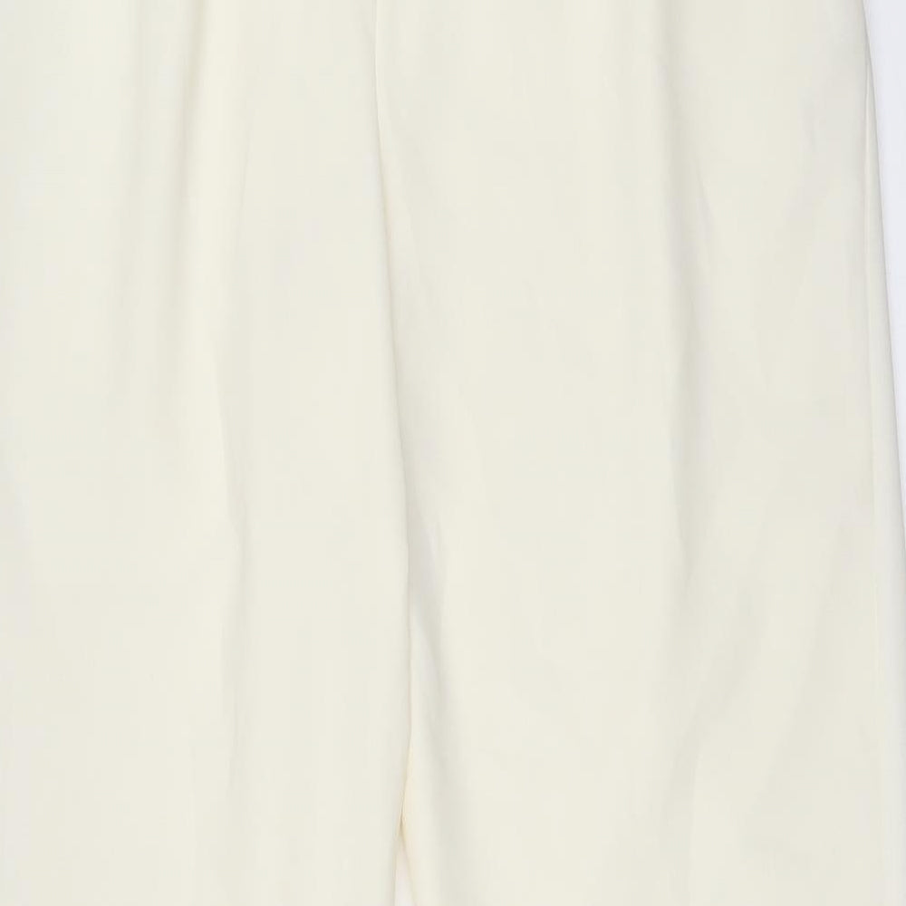 Premier Womens White   Dress Pants Trousers Size 16 L25 in