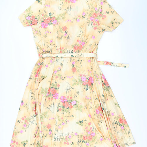 Preworn Womens Yellow   Shirt Dress  Size 18