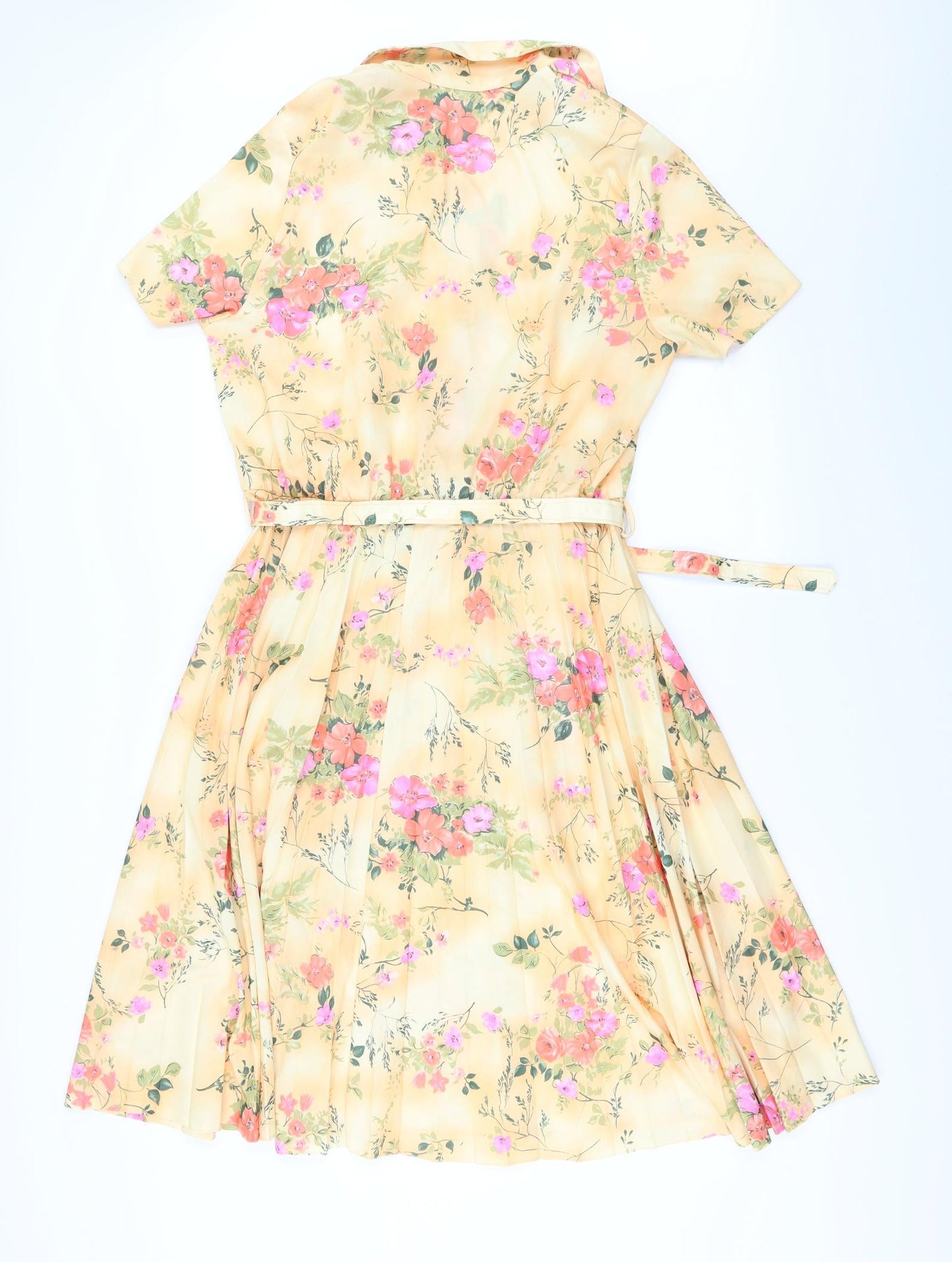 Preworn Womens Yellow   Shirt Dress  Size 18