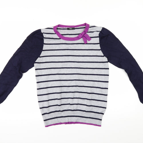 M&Co Womens Grey   Basic Blouse Size 14