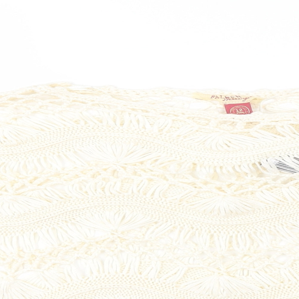 Falmer Womens White   Basic Blouse Size 12