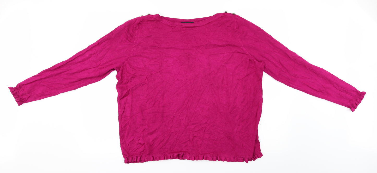 Wallis Womens Pink   Basic Blouse Size 20