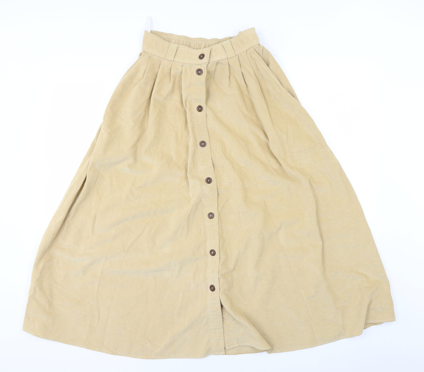 St Michael Womens Beige   A-Line Skirt Size 10