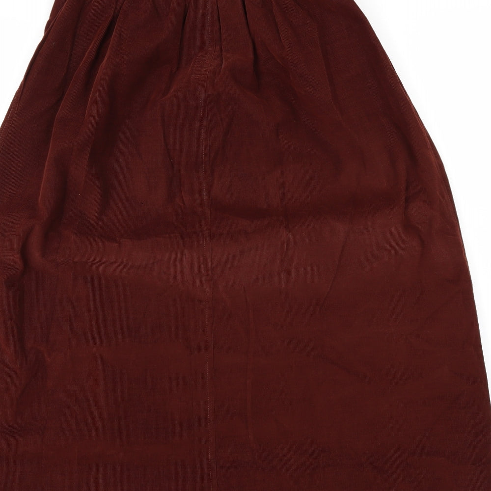 Saint Laurent Womens Brown   A-Line Skirt Size 36