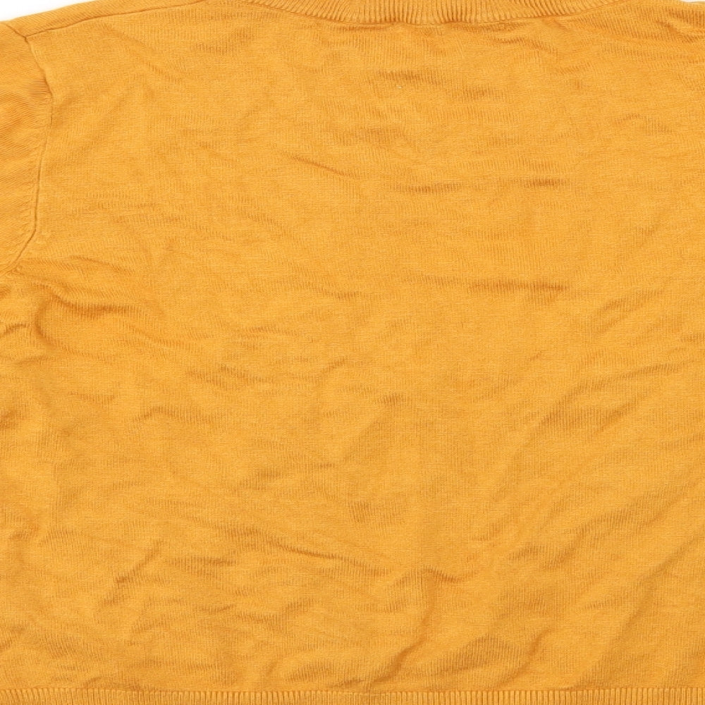 Full Circle Womens Yellow   Pullover Jumper Size M