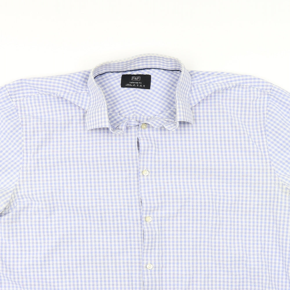 F&F Womens Blue   Basic Button-Up Size 16