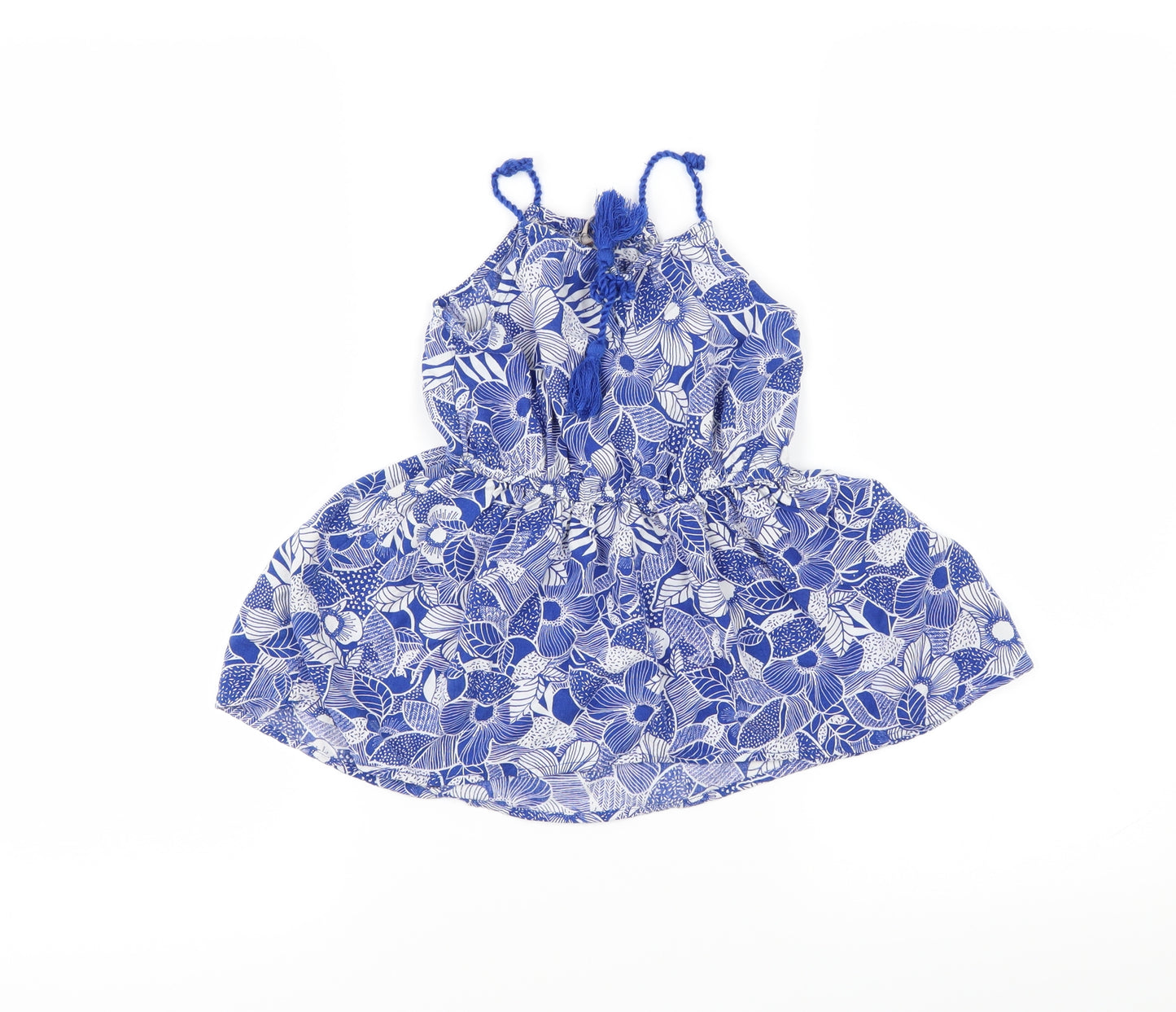 TU Girls Blue   Fit & Flare  Size 6-7 Years