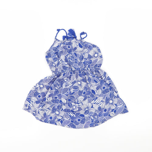 TU Girls Blue   Fit & Flare  Size 6-7 Years