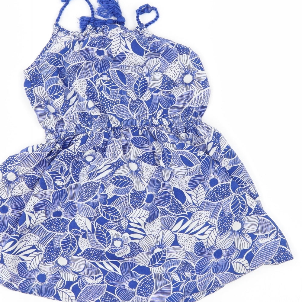 TU Girls Blue   Fit & Flare  Size 6-7 Years
