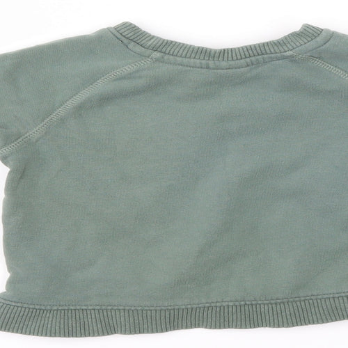 Mini Club Boys Green   Pullover Jumper Size 12-18 Months