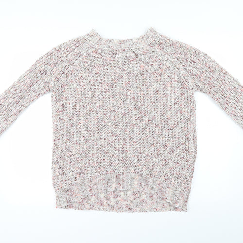 Papaya Womens White   Pullover Jumper Size M