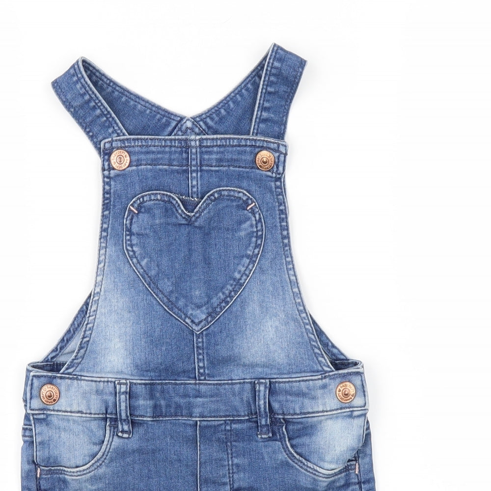 H&M  Blue   Pinafore/Dungaree Dress  Size 18-24 Months