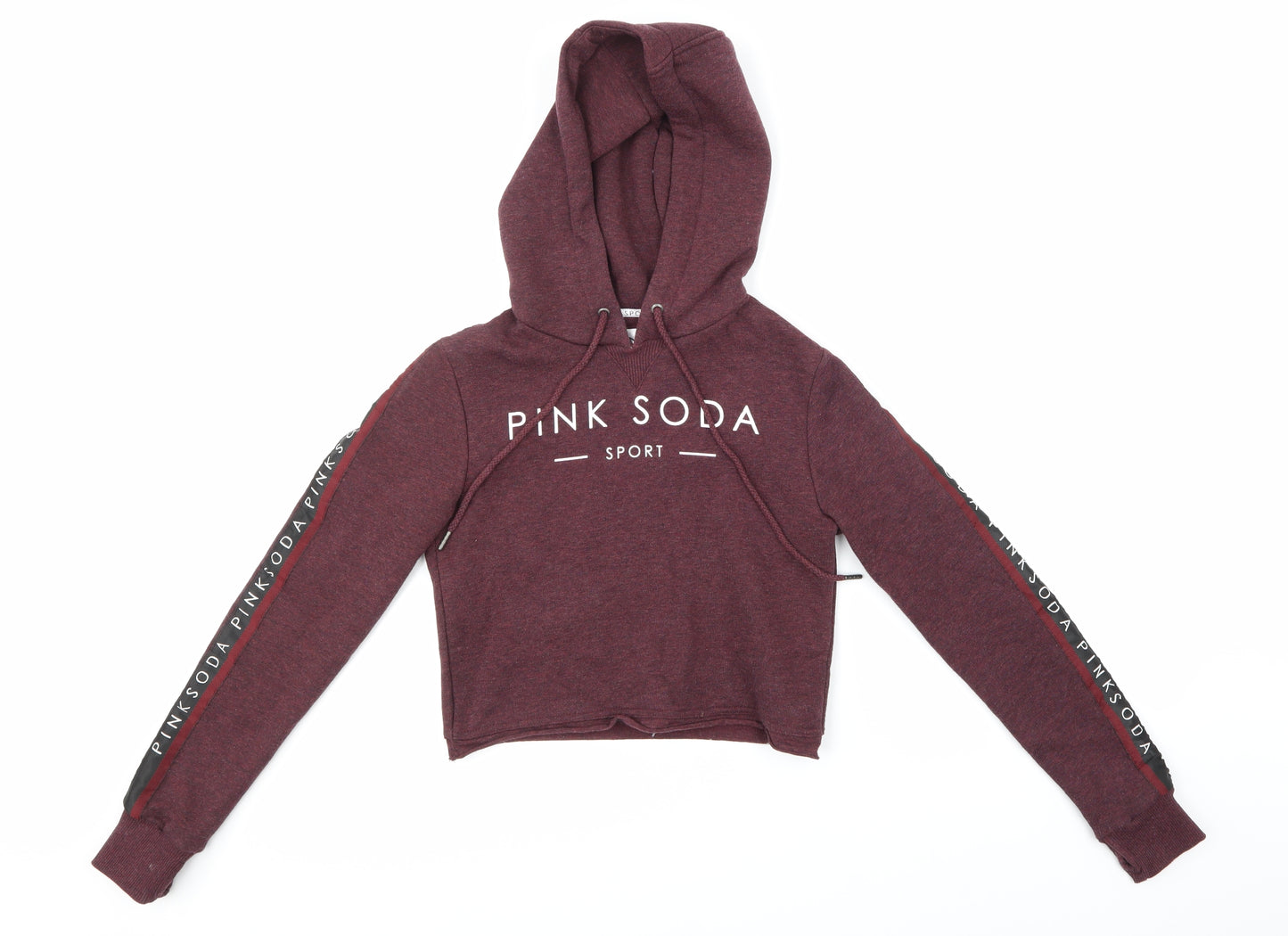 Pink Soda Womens Purple   Pullover Hoodie Size 6  - Cropped