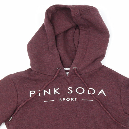 Pink Soda Womens Purple   Pullover Hoodie Size 6  - Cropped