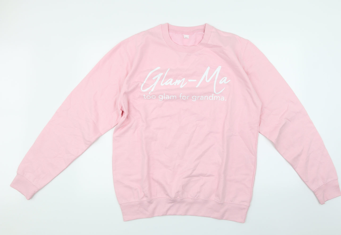 Preworn Womens Pink   Pullover Jumper   - missing a label (Size & material)