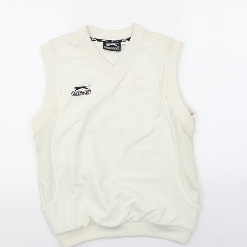 Slazenger Womens White   Basic Tank   - Tennis Top