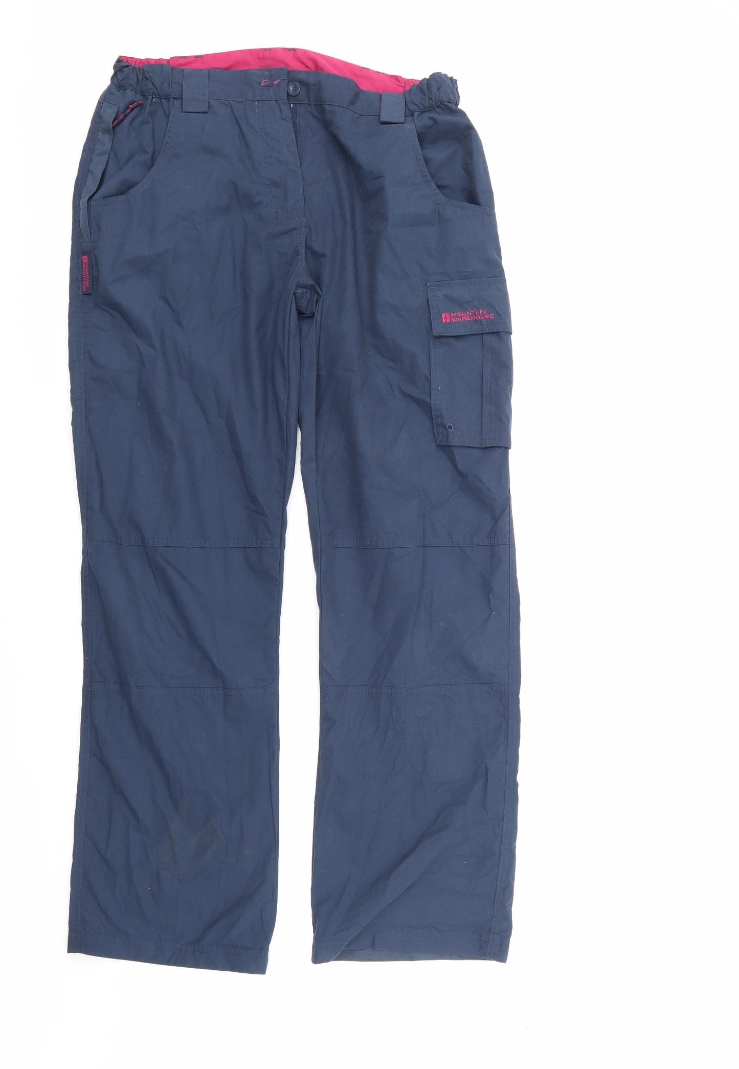 Mountain Warehouse Womens Blue   Track Pants  Size 12 L30 in - Hiking pants