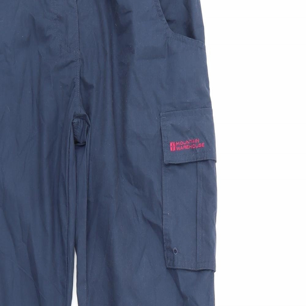 Mountain Warehouse Womens Blue   Track Pants  Size 12 L30 in - Hiking pants