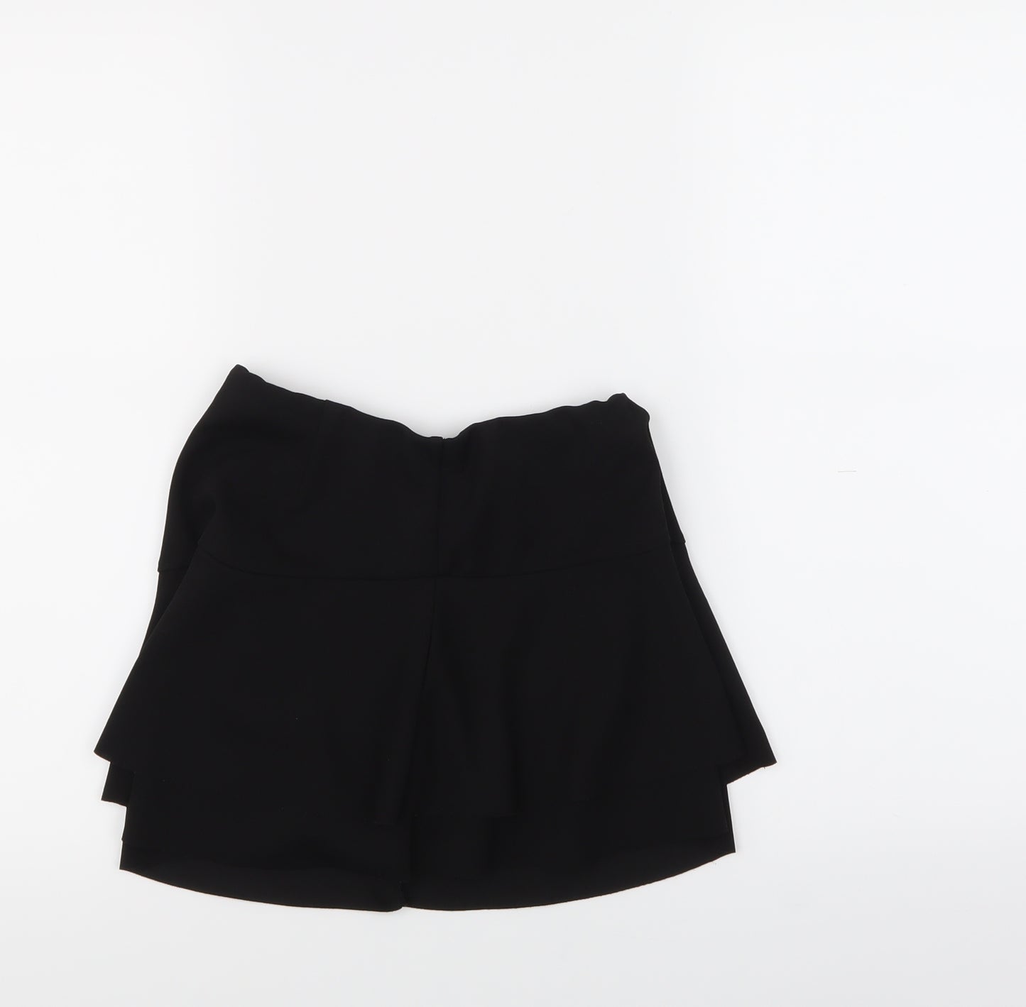 915 Girls Black   Pleated Skort Size 12-13 Years