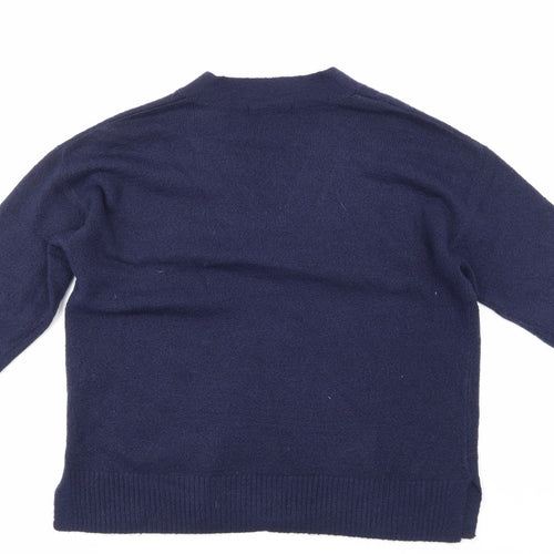 Nutmeg Womens Blue   Pullover Jumper Size 14