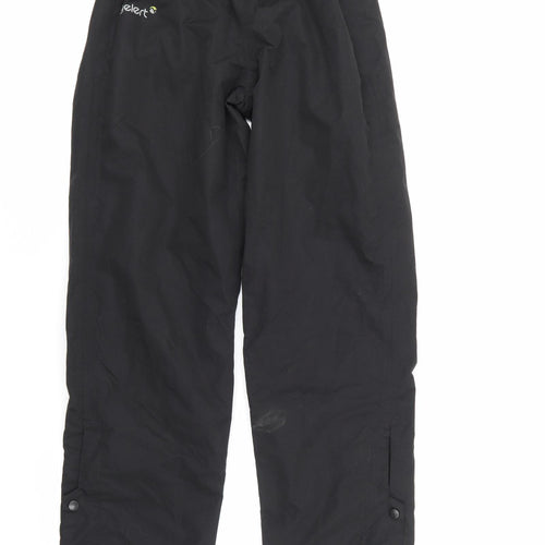 Gelert Womens Black   Rain Trousers Trousers Size XS L30 in - Elastic Waist