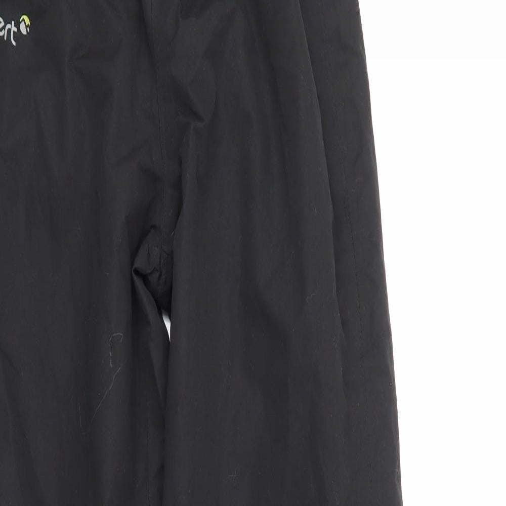 Gelert Womens Black   Rain Trousers Trousers Size XS L30 in - Elastic Waist