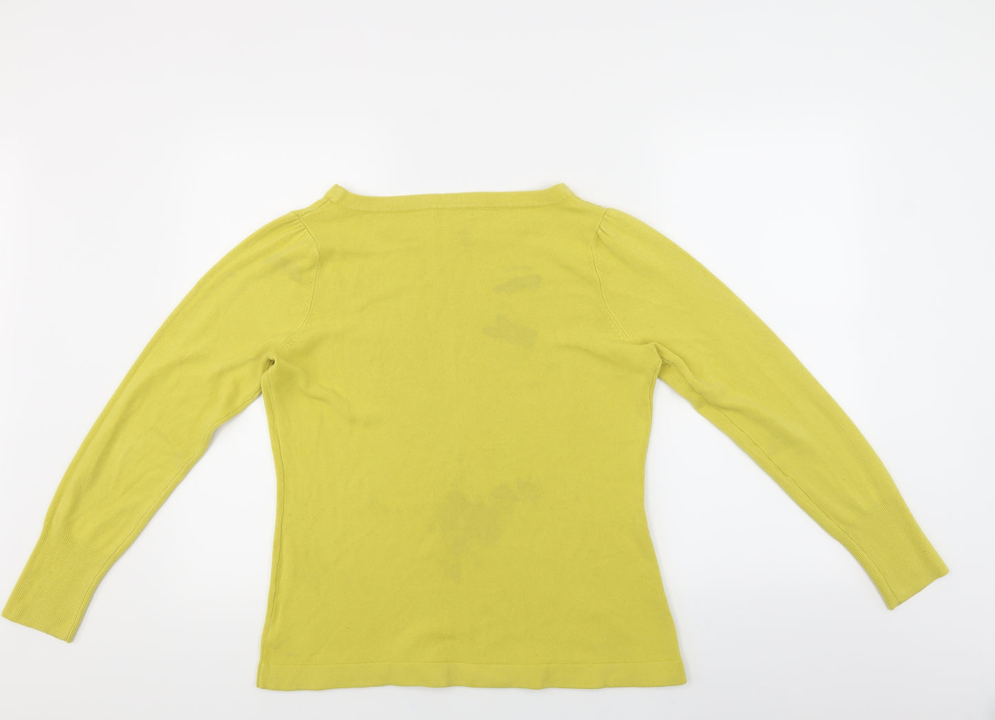 George Womens Yellow   Pullover Jumper Size 14