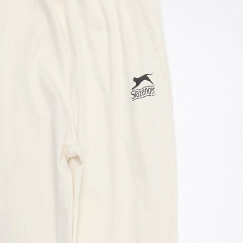 Slazenger Girls White   Sweatpants Trousers Size 5-6 Years