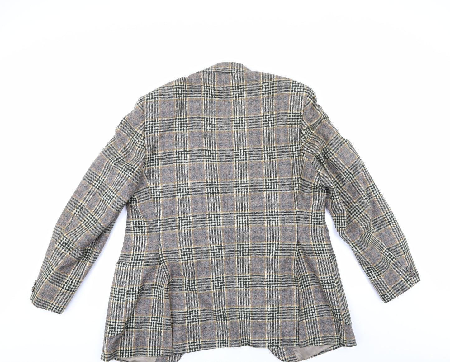 Burton Mens Beige Check  Jacket Sport Coat