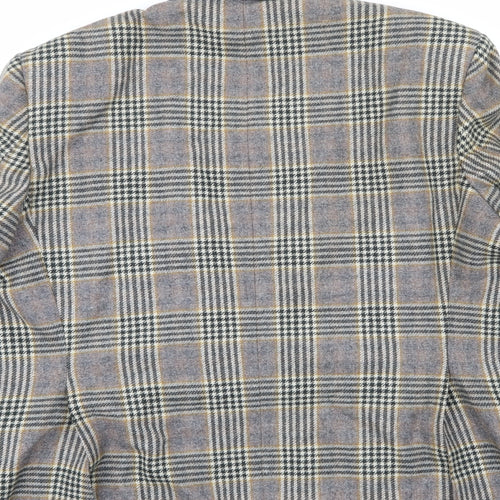 Burton Mens Beige Check  Jacket Sport Coat