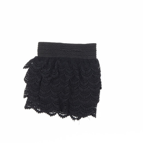 Preworn Womens Black   Mini Skirt
