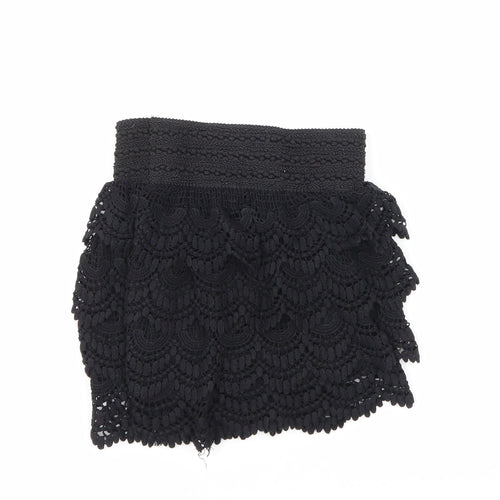 Preworn Womens Black   Mini Skirt