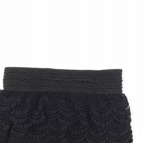 Preworn Womens Black   Mini Skirt