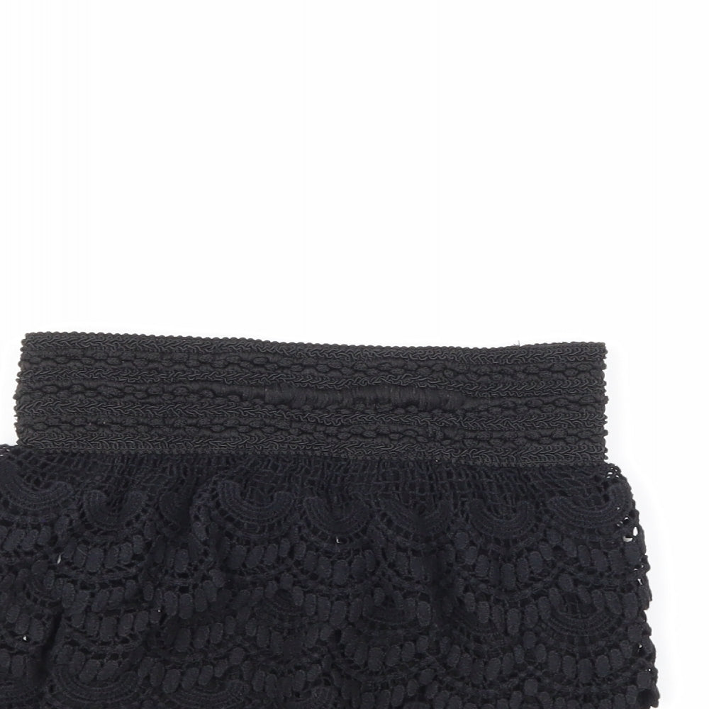 Preworn Womens Black   Mini Skirt