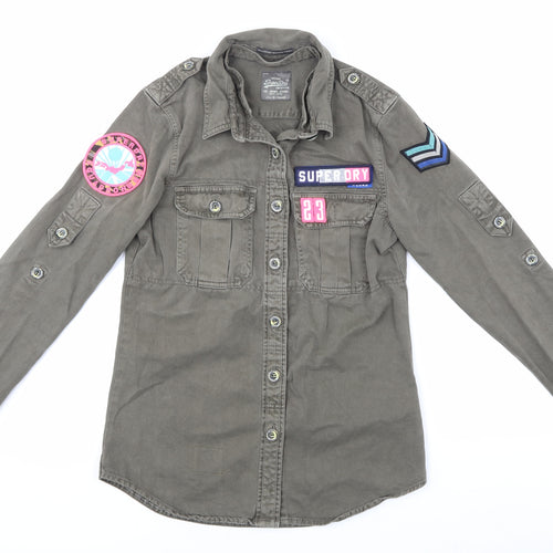 super dry Mens Green    Button-Up