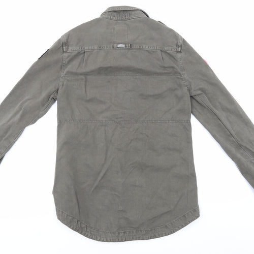 super dry Mens Green    Button-Up