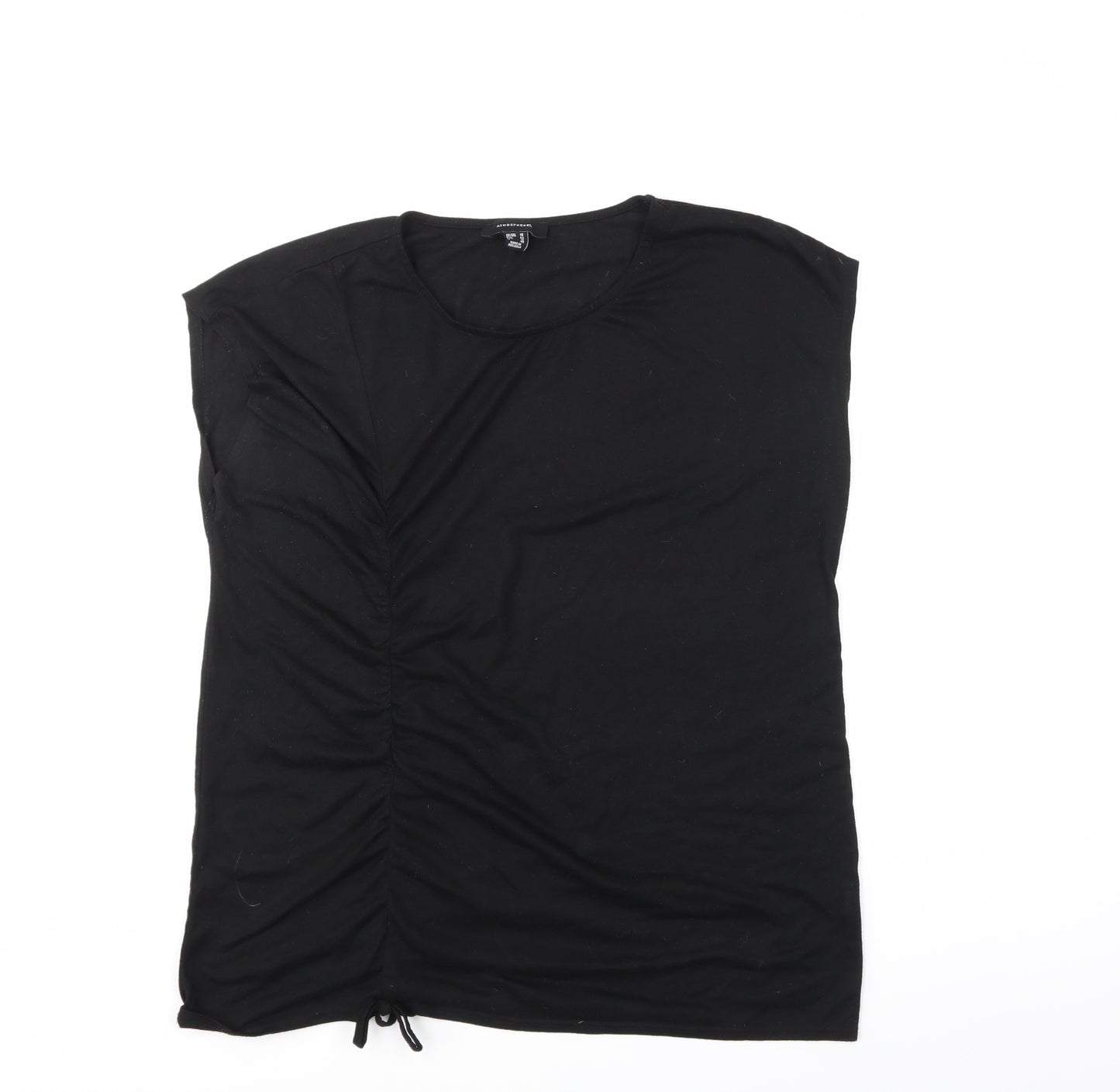 Atmospehre Womens Black   Tunic T-Shirt Size 16