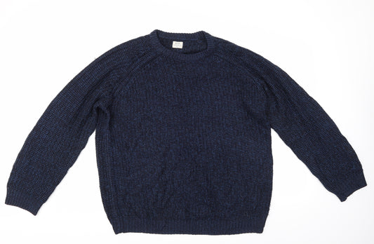 Front view of ACW men’s blue jumper, size 2XL