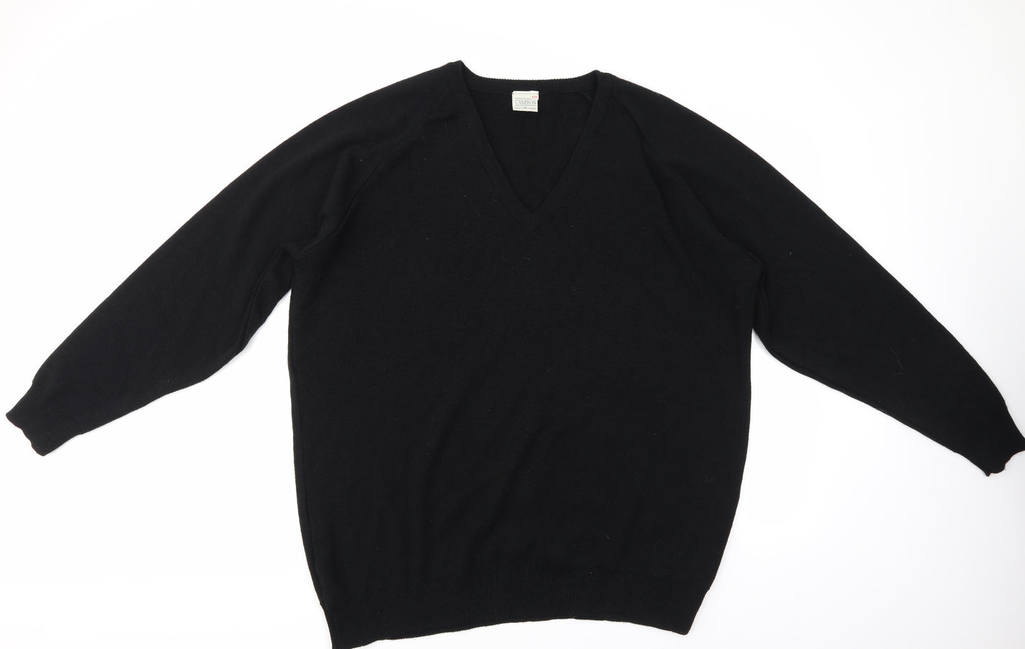 Cameron Mens Black   Pullover Jumper Size 2XL