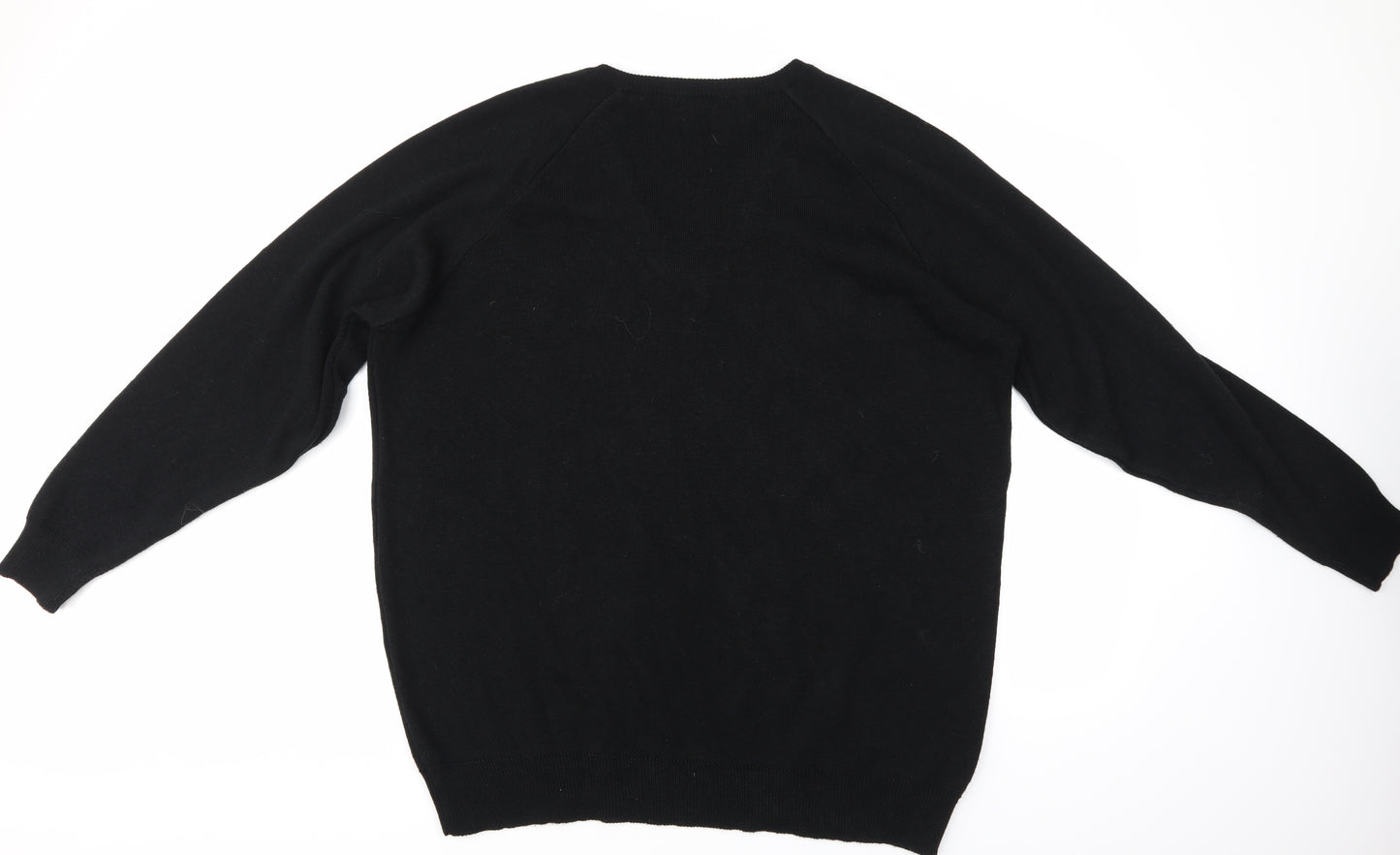 Cameron Mens Black   Pullover Jumper Size 2XL