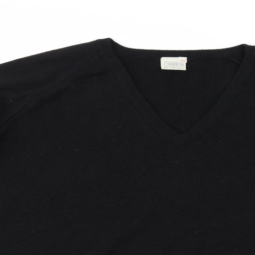 Cameron Mens Black   Pullover Jumper Size 2XL
