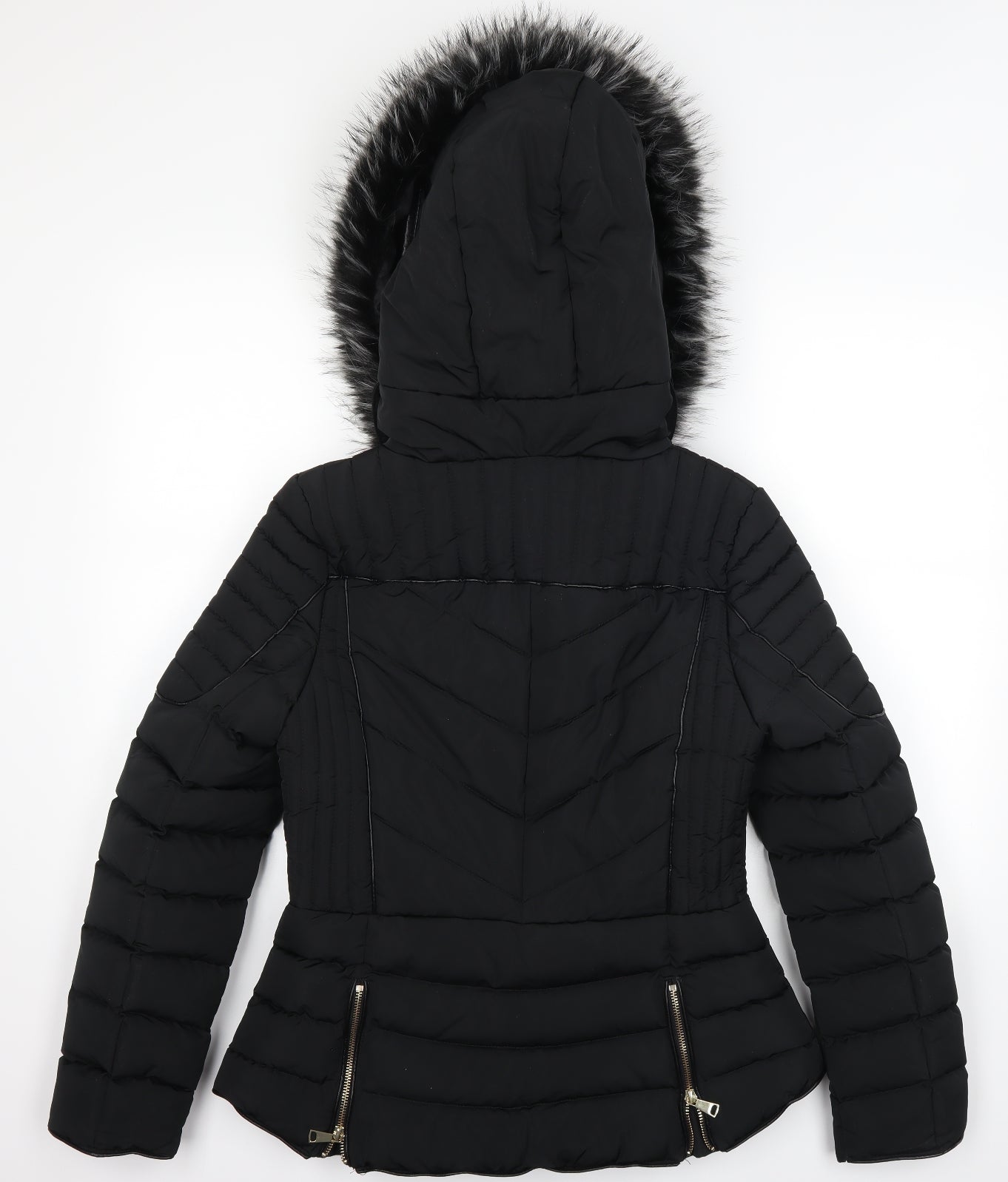 wulux Womens Black   Puffer Jacket Jacket Size M