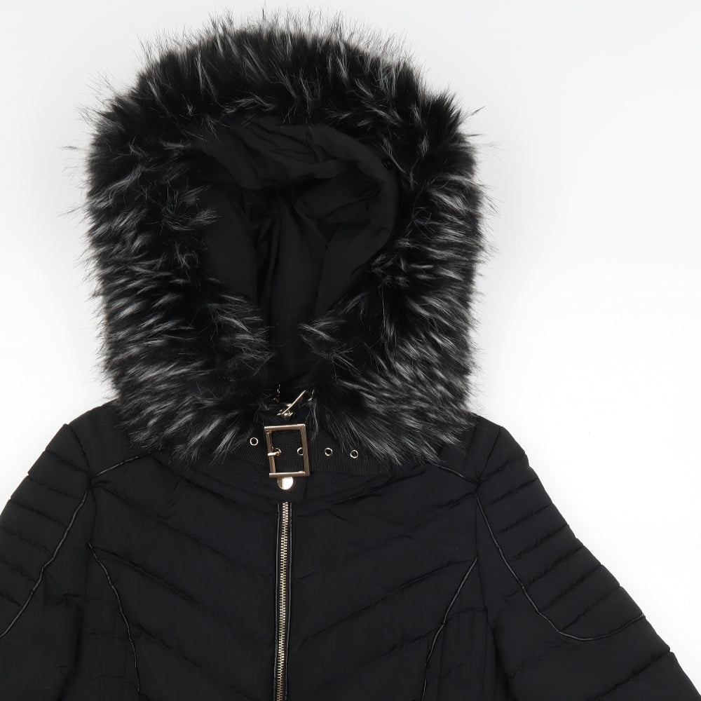 wulux Womens Black   Puffer Jacket Jacket Size M