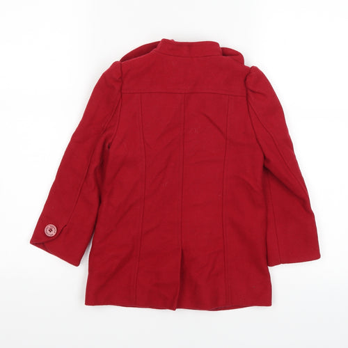 French Connection Girls Red   Parka Coat Size 2-3 Years